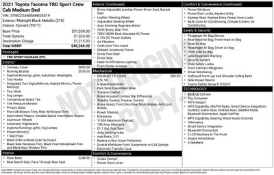 2021 Toyota Tacoma TRD Sport V6