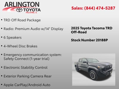 2025 Toyota Tacoma TRD Off-Road