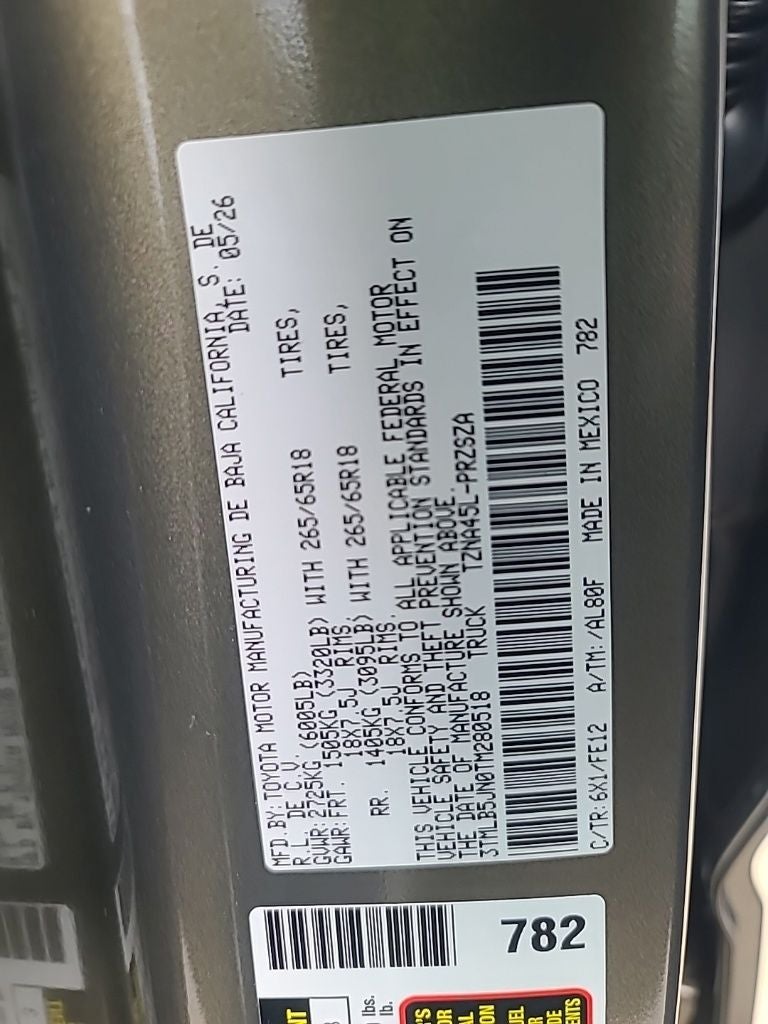 2026 Toyota Tacoma TRD Sport