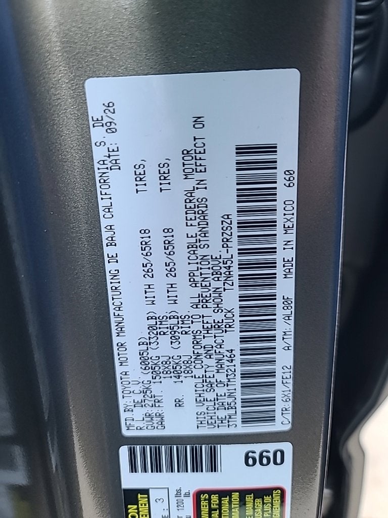 2026 Toyota Tacoma TRD Sport