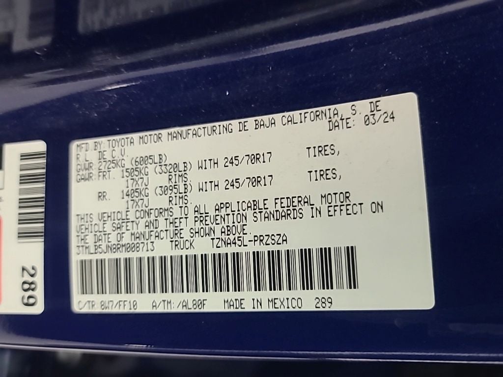 2024 Toyota Tacoma SR5