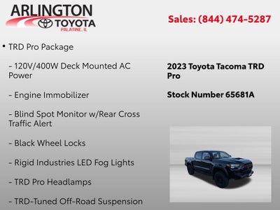 2023 Toyota Tacoma TRD Pro V6