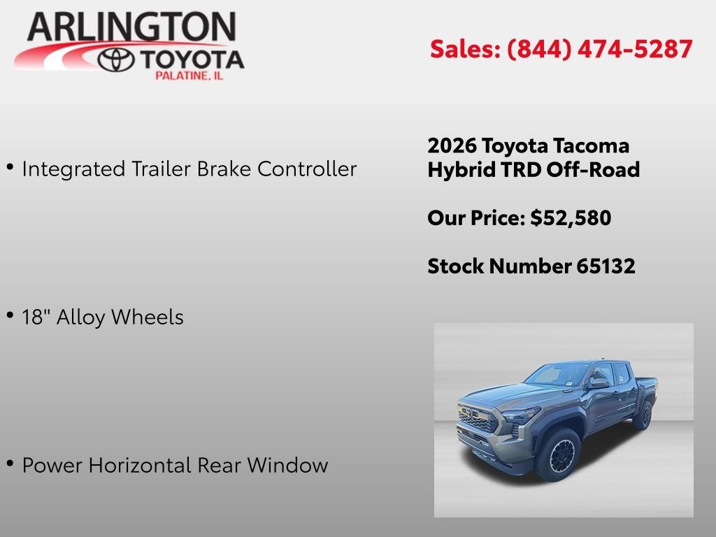 2026 Toyota Tacoma i-FORCE MAX TRD Off-Road i-FORCE MAX
