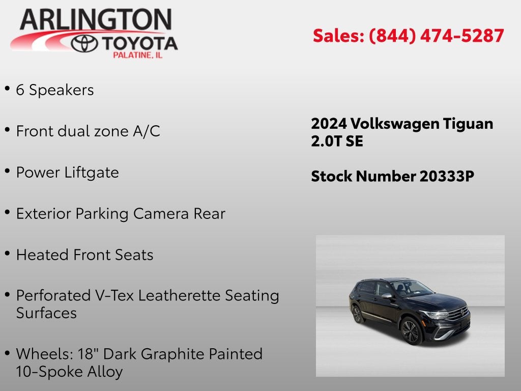 2024 Volkswagen Tiguan 2.0T SE