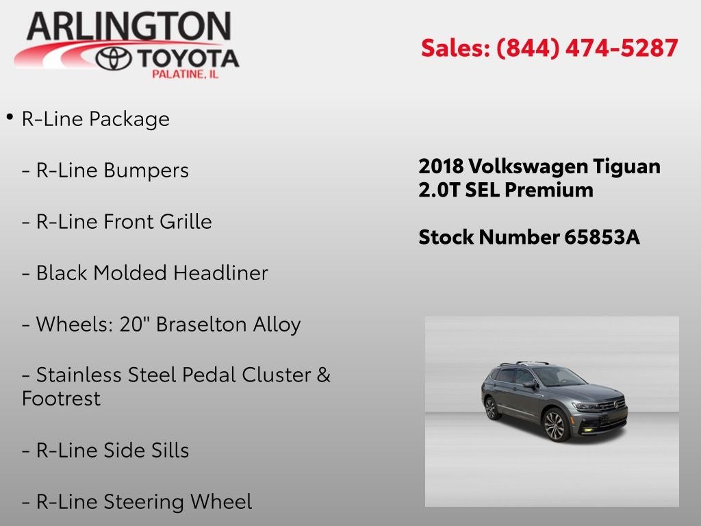 2018 Volkswagen Tiguan 2.0T SEL Premium