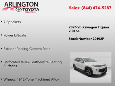 2026 Volkswagen Tiguan 2.0T SE