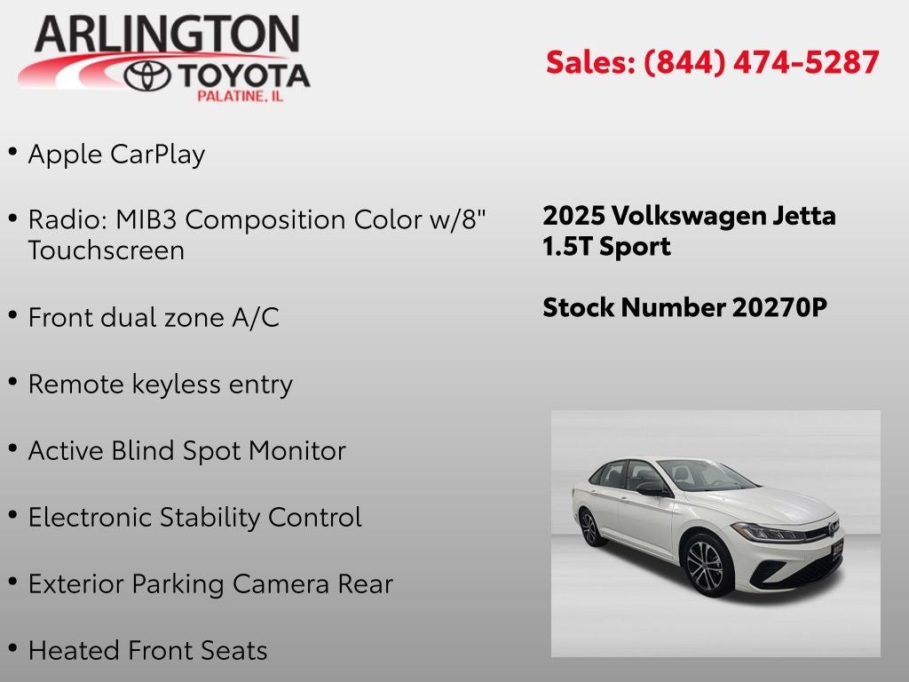 2025 Volkswagen Jetta 1.5T Sport