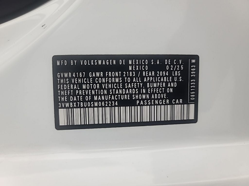 2025 Volkswagen Jetta 1.5T Sport