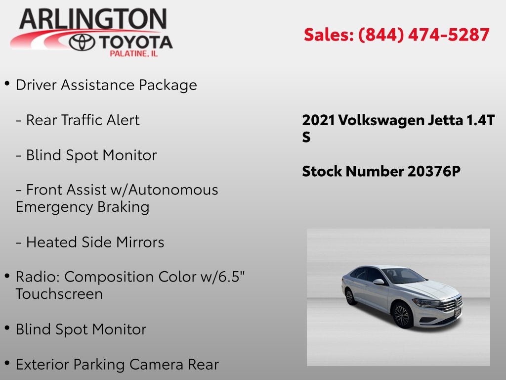 2021 Volkswagen Jetta 1.4T S