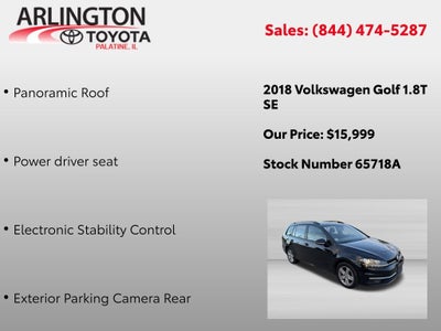 2018 Volkswagen Golf SportWagen SE