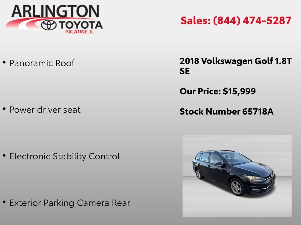 2018 Volkswagen Golf SportWagen SE