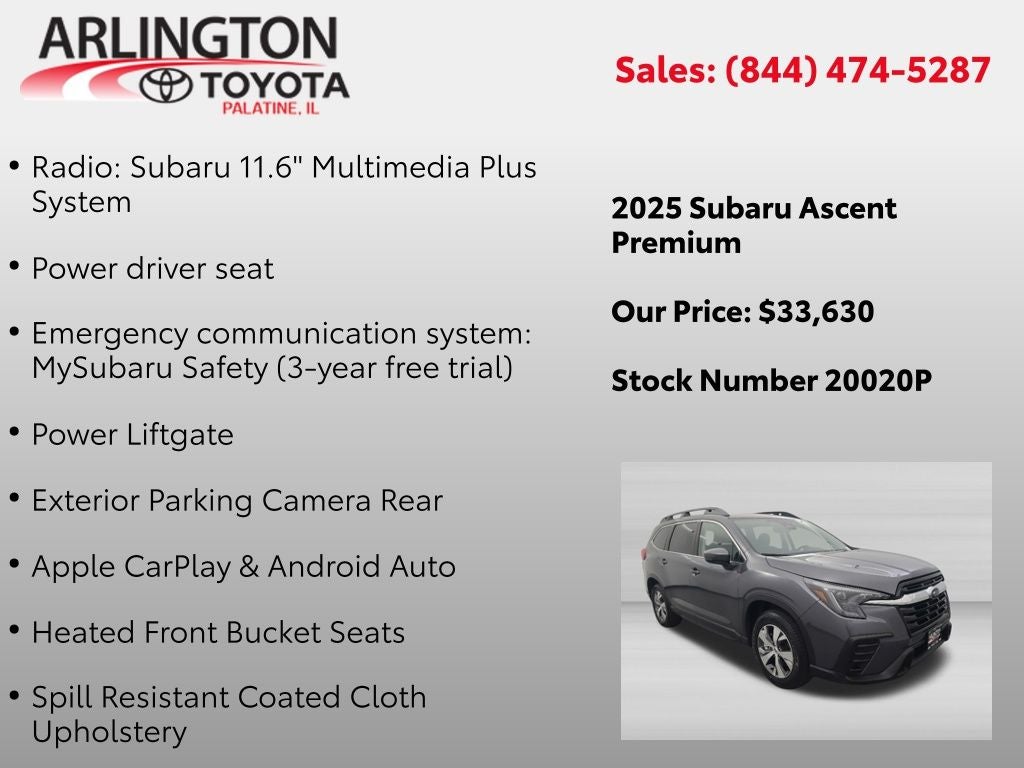 2025 Subaru Ascent Premium