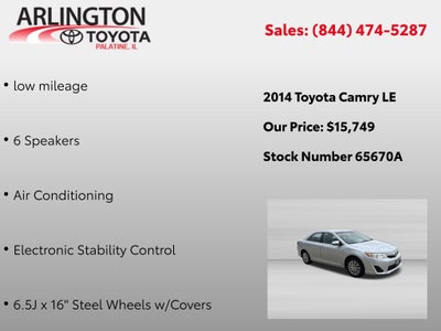2014 Toyota Camry LE