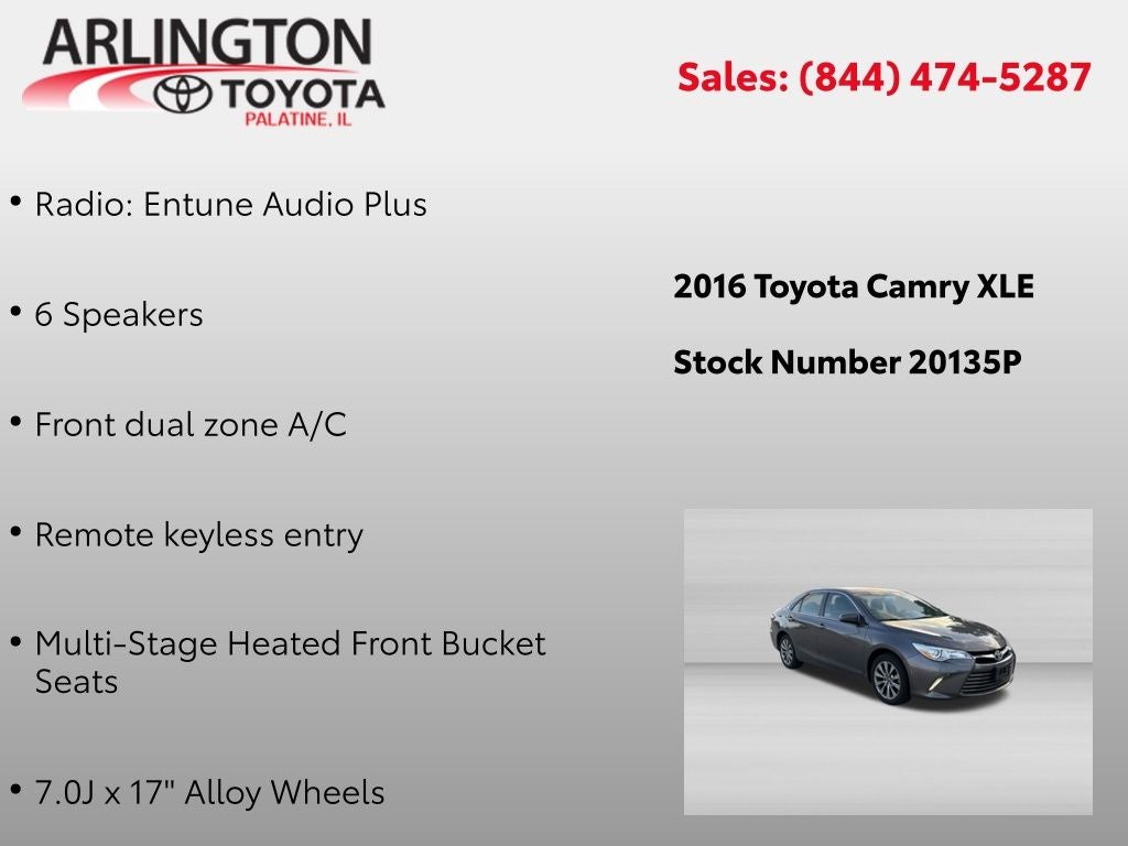 2016 Toyota Camry XLE