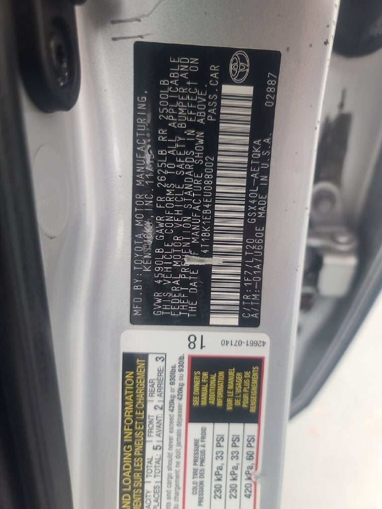 2014 Toyota AVALON XLE Touring