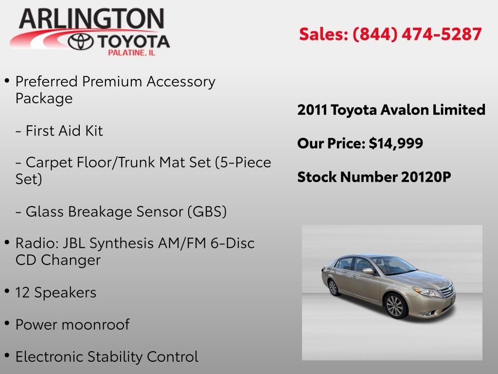 2011 Toyota AVALON Limited