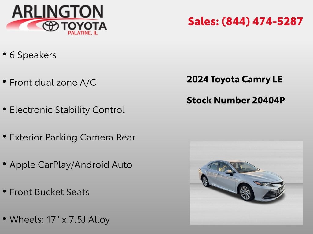 2024 Toyota Camry LE