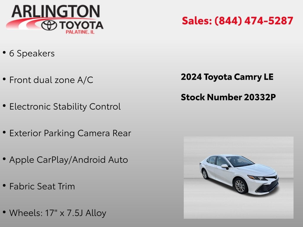 2024 Toyota Camry LE