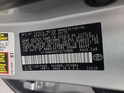 2026 Toyota Camry LE