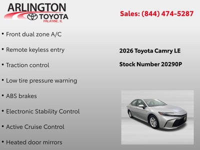 2026 Toyota Camry LE