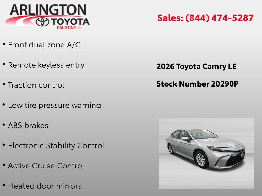 2026 Toyota Camry LE
