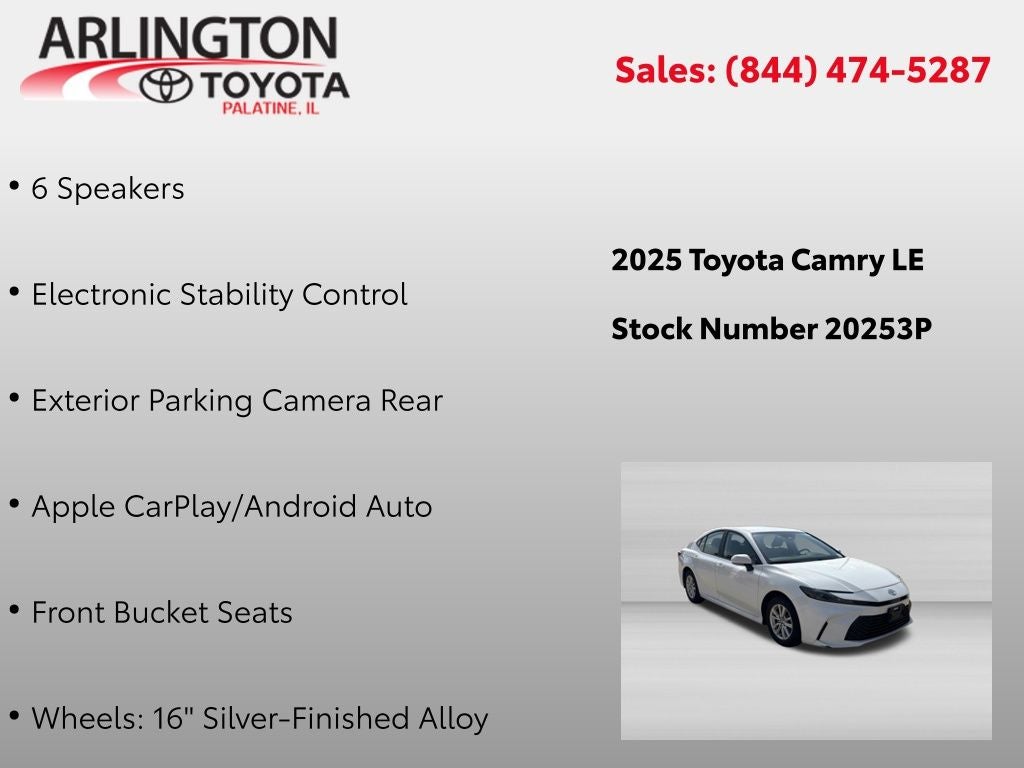 2025 Toyota Camry LE