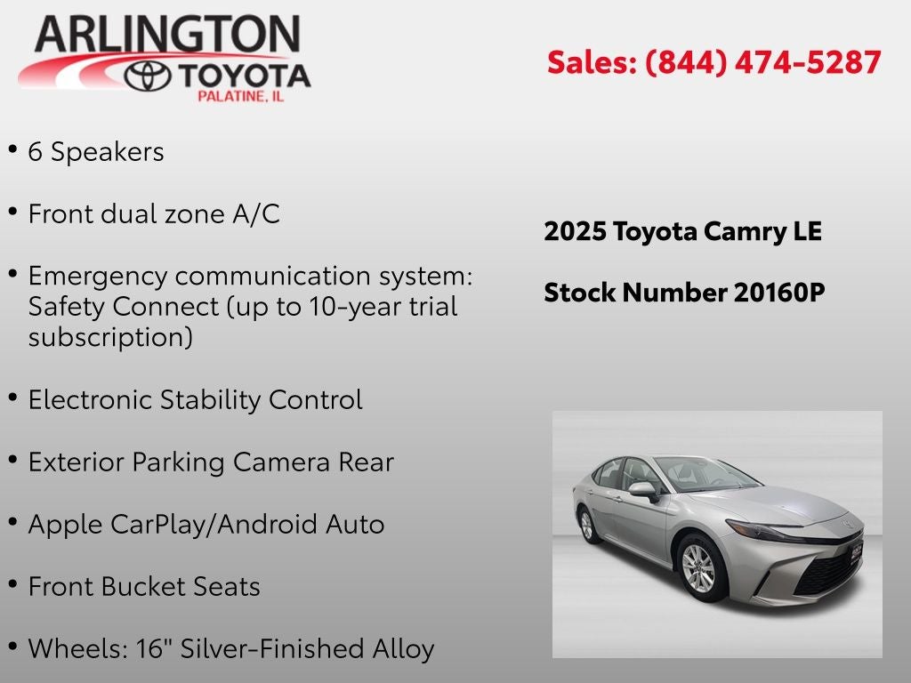 2025 Toyota Camry LE