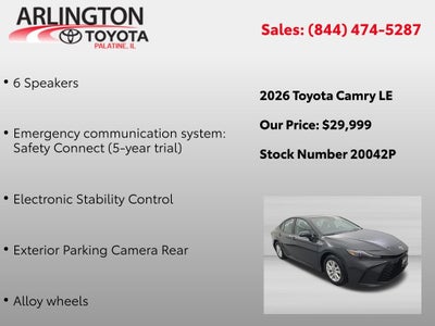 2026 Toyota CAMRY LE