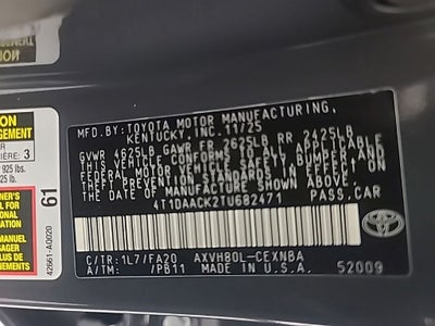 2026 Toyota Camry LE