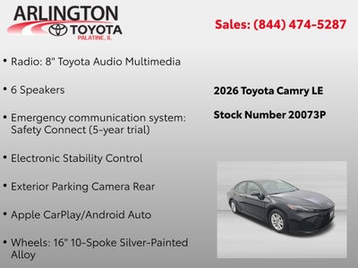 2026 Toyota Camry LE