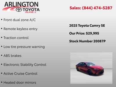 2025 Toyota Camry SE