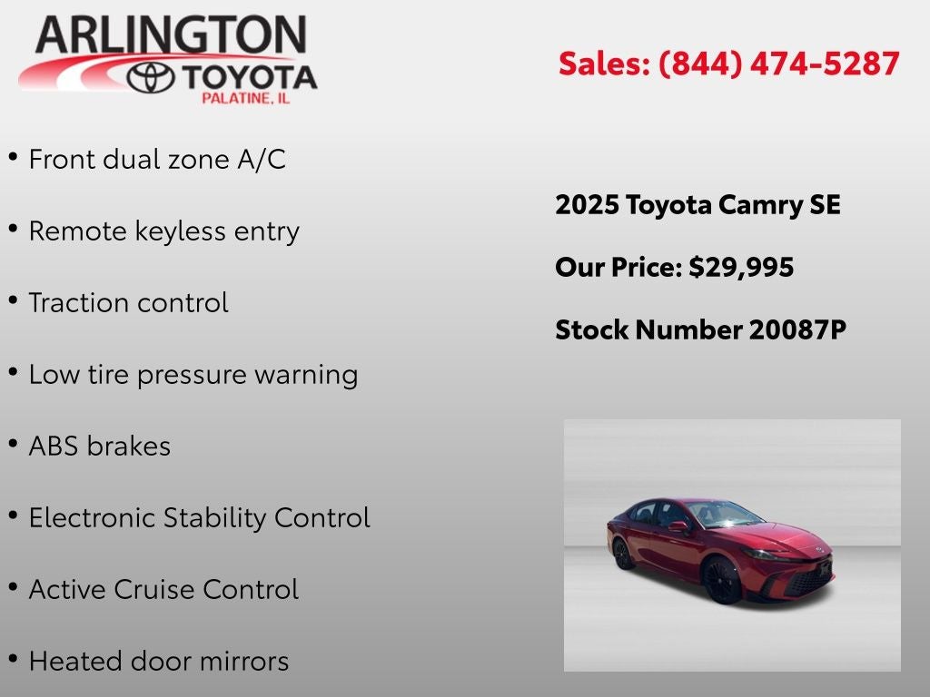2025 Toyota Camry SE