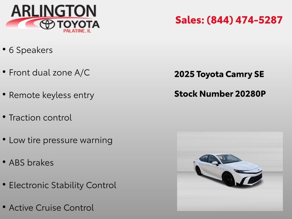 2025 Toyota Camry SE