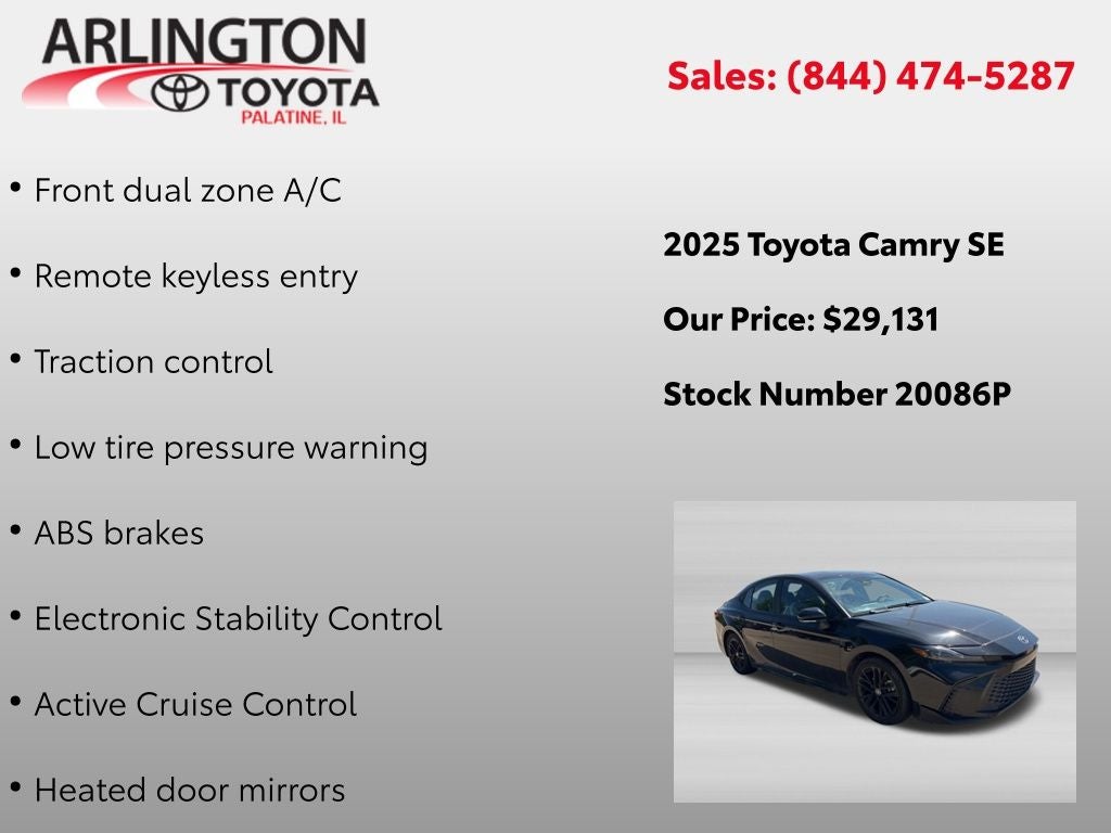 2025 Toyota Camry SE
