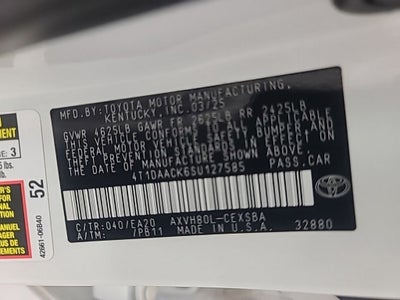 2025 Toyota Camry SE