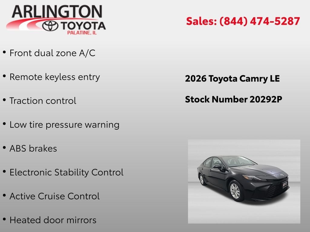 2026 Toyota Camry LE
