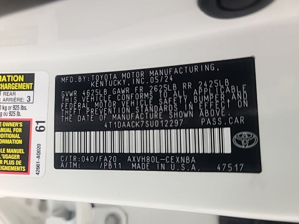 2025 Toyota Camry LE