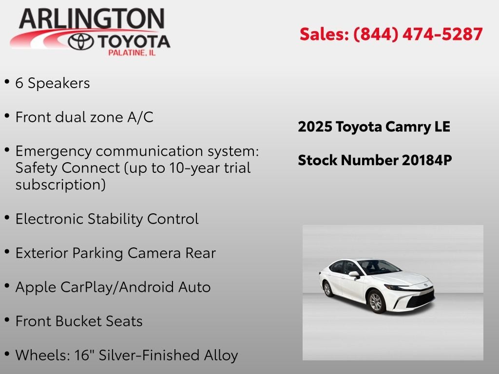 2025 Toyota Camry LE