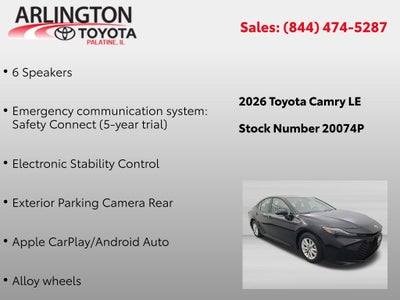 2026 Toyota Camry LE