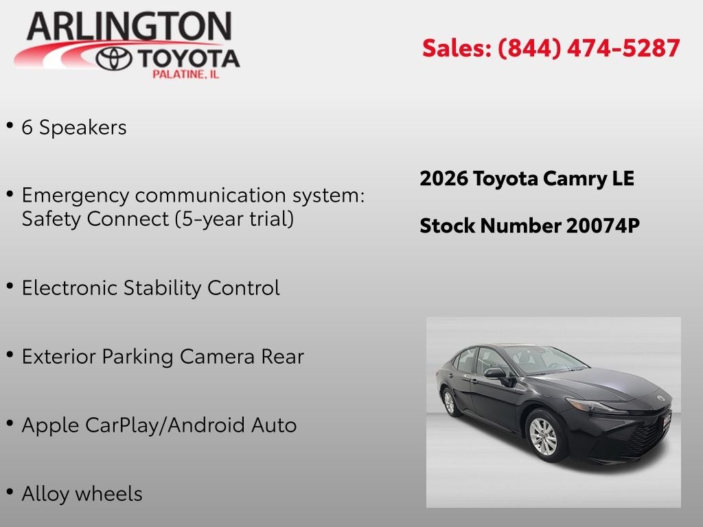 2026 Toyota Camry LE