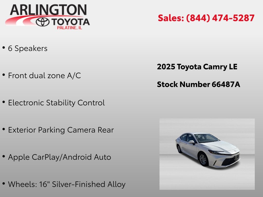 2025 Toyota Camry LE
