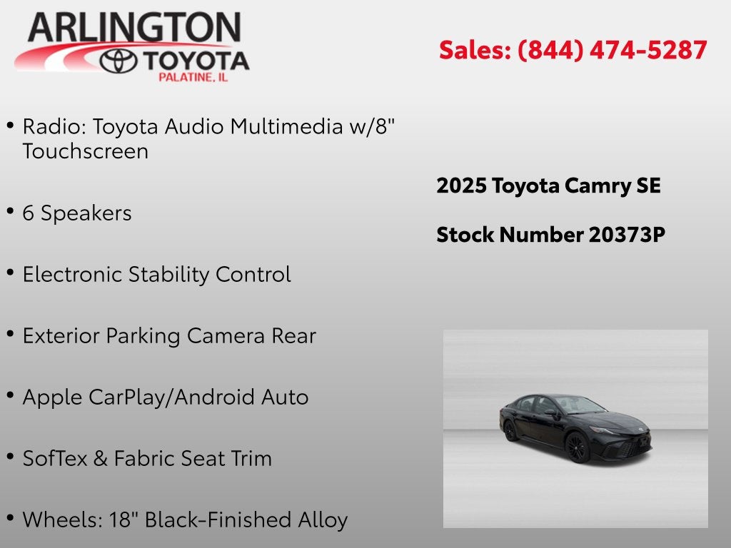 2025 Toyota Camry SE