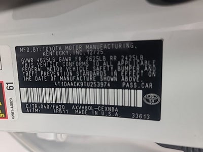 2026 Toyota Camry LE
