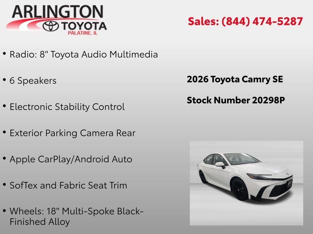 2026 Toyota Camry SE