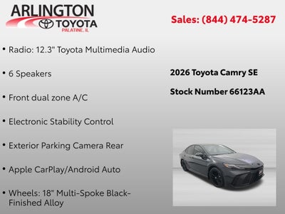 2026 Toyota Camry SE