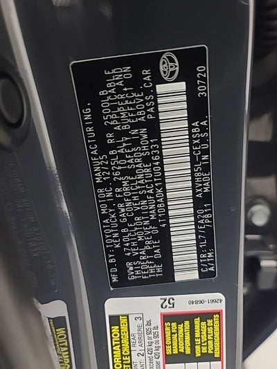 2026 Toyota Camry SE