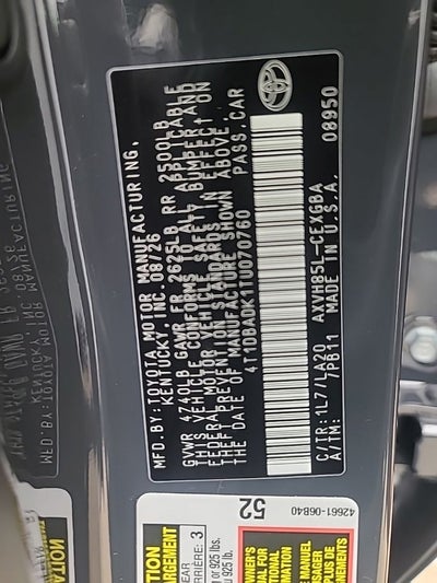 2026 Toyota Camry XLE