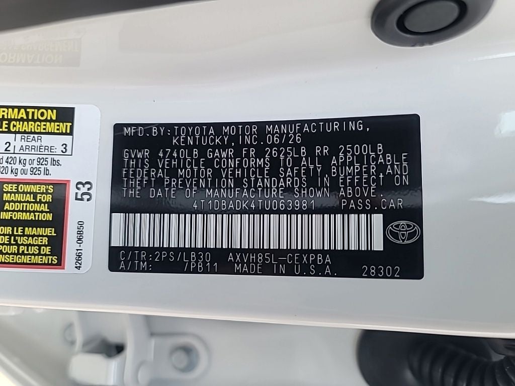 2026 Toyota Camry XSE