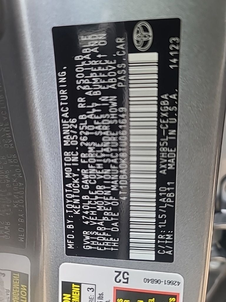 2026 Toyota Camry XLE
