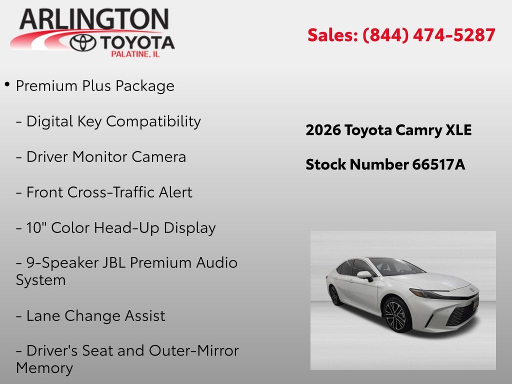 2026 Toyota Camry XLE